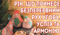 РІК, ЩО ПРИНЕСЕ БЕЗПЕРЕРВНИЙ РУХ УГОРУ, УСПІХ ТА ГАРМОНІЮ